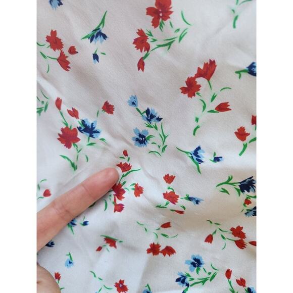 NWD Anthropologie Bardot Olea Sleeveless Ruffle Midi Dress Size 10 White #8H413 - Picture 9 of 12